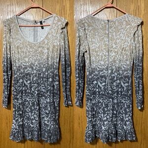 🩶 Velvet Ombré Long Sleeve Dress 🩶